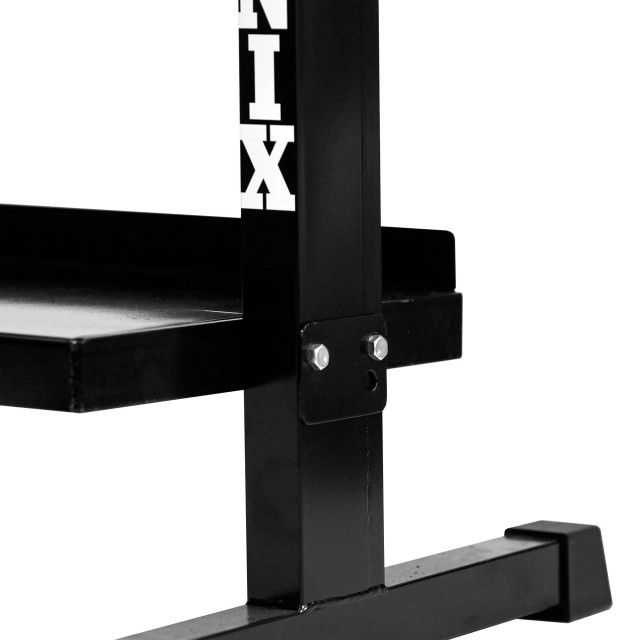 Rack Porta Kettlebells y Mancuernas. Bandejas Rebatibles